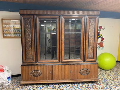 SOLD ON DESIGNATION display cabinet in natural...