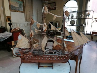 Maquette de bâteau XIXème siècle
