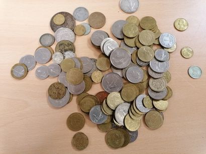 Lot of French, Canadian or English coins