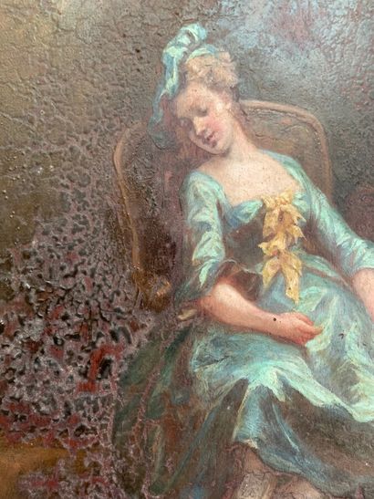 French or English school XIXth century 