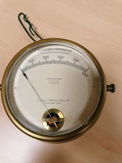 Thermomètre de machine d'imprimerie provenant...