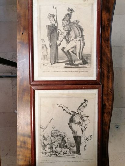 2 satyr engravings