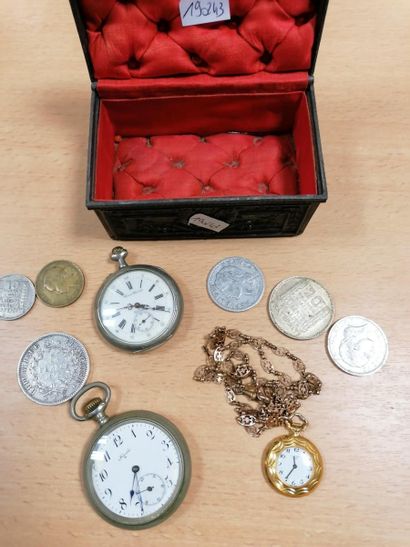 Small jewellery box in the shape of a pewter...