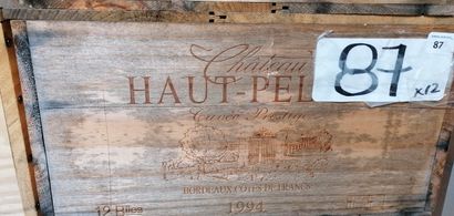12 bt chateau Haut Pelan 1994 Côte de Franc...