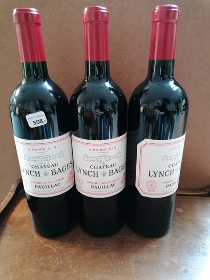 3 bt Chateau Lynch Bages 2010 Pauillac (CBO)

ESTIMATE...