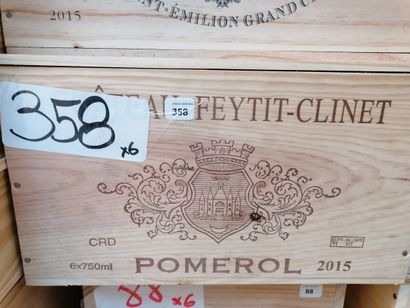 6 bt chateau Feytit-Clinet 2015 Pomerol (CB)

ESTIMATE...