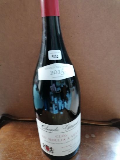 1 magnum Clos du Moulin à Vent 2015 for Claude...