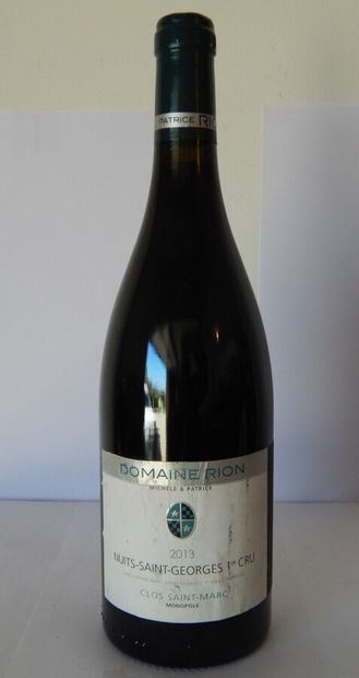 1 bt Nuits Saint Georges domaine Rion 1er...