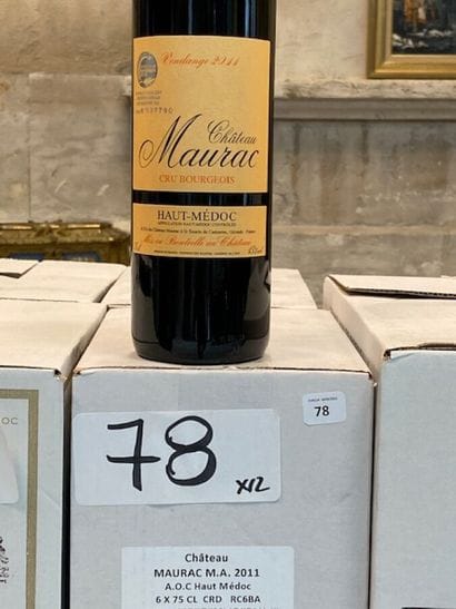 12 bt chateau Maurac 2011 Haut-Médoc cru...