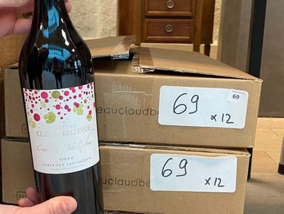 12 bt chateau Claud-Bellevue cuvée la folie...