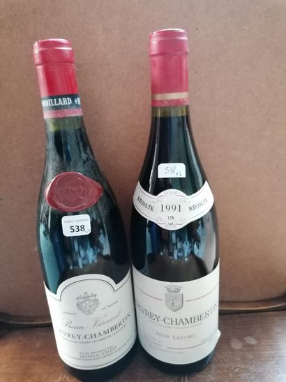 LOT OF 2 BT CPT : 1 Gevrey-Chambertin 1991...