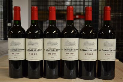 6 bt chateau Les Graves de Loirac 2013 Médoc

ESTIMATE...