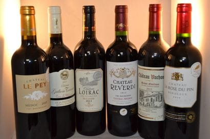 LOT DE 6 BT CPT : 1 chat le Pey 2013 médoc...