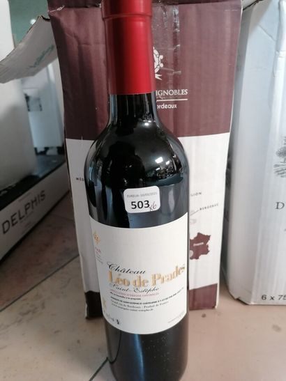 6 bt chateau Léo de Prades 2008 Marquis de...