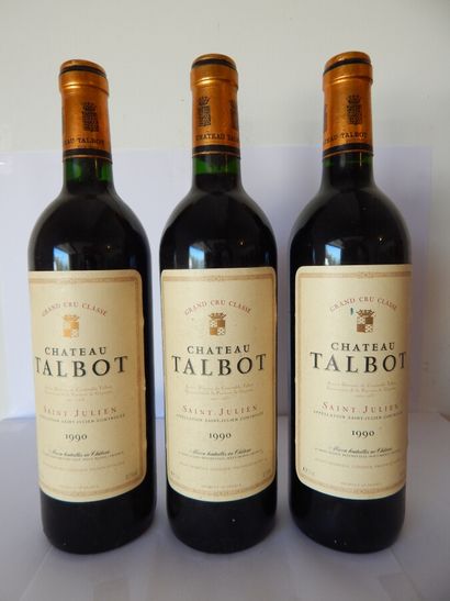 3 BT chateau Talbot Saint-Julien 1990 

ESTIMATION...
