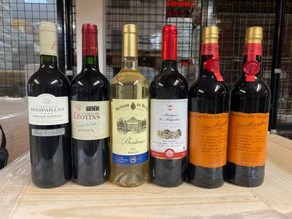 LOT OF 6 BT CPT: 1 cat des Léotins 2018 bordeaux,...