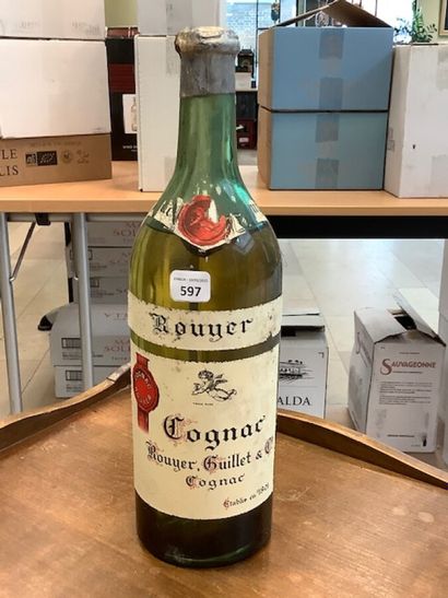 1 bt Rouyet Guillet Cognac aged in white...