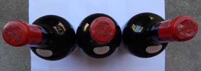 3 Magnums Marquis de Terme Margaux 1962 (dont...
