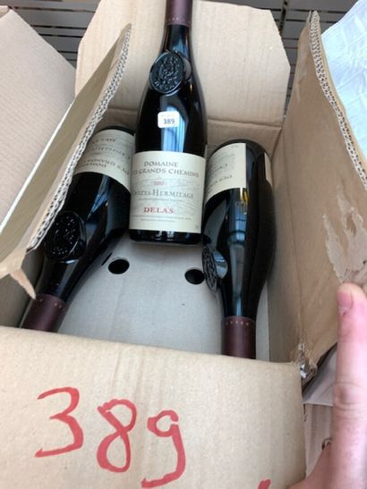 6 bt Crozes Hermitage domaine des Grands...