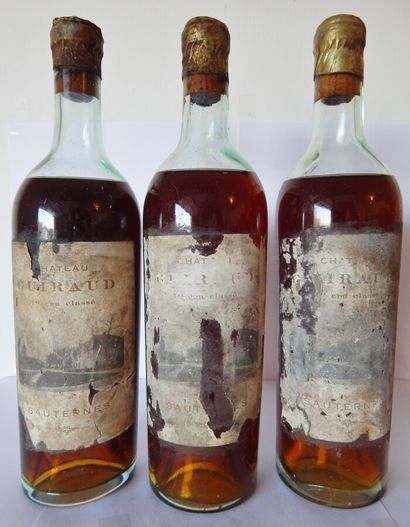 3 chateau Guiraud Sauternes mise probable...