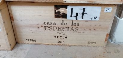 12 bt Casa de Las Especias YECLA 2016 Petit...