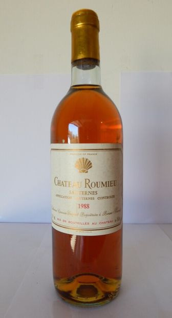 1 bt chateau Roumieu Sauternes 1988

ESTIMATION...