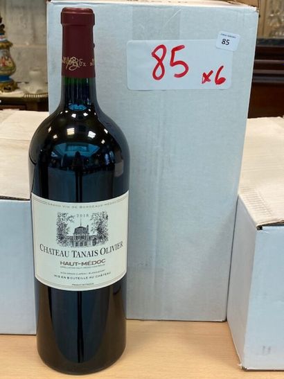 6 Magnums Tanaïs Olivier 2018 Haut-Médoc

ESTIMATION...