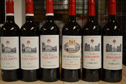 LOT OF 6 BT CPT: 3 La Croix Mazarin 2014...