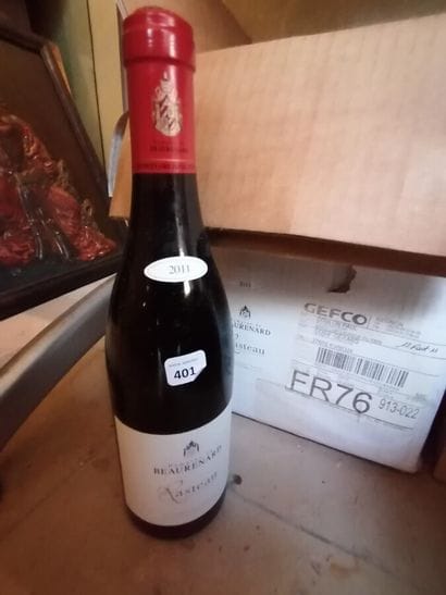 12 bt domaine de Beaurenard Rasteau 2011...
