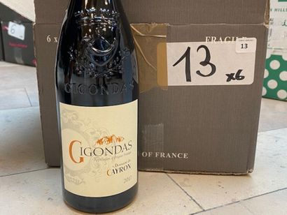 6 bt Gigondas Cayron 2017 at Faraud

ESTIMATE...