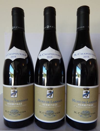 3 Hermitage Mure de Larnage Chapoutier 2018...