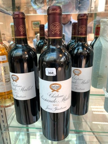 4 bt chateau Sociando Mallet 2005 Haut-Médoc

ESTIMATE...