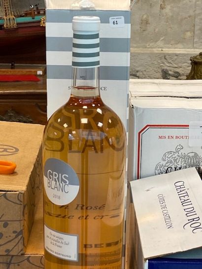 1 Jéroboam (3L) de Gris blanc de chez Gérard...