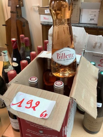 6 bt Côtes de Provence rosé Bouquet de Provence...