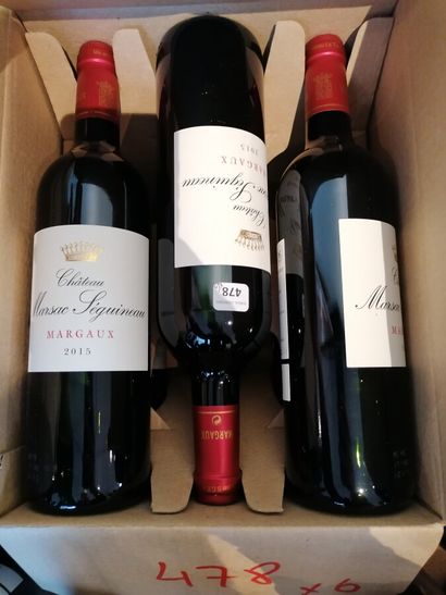 6 bt chateau Marsac Séguineau 2015 MDC Margaux

ESTIMATE...