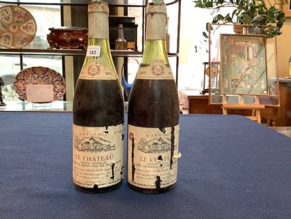 2 bt le Chateau Mercurey 1971 Monopole (capsules...