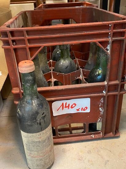 10 bt chateau Barbé 1982 Côtes de Blaye (waxed...