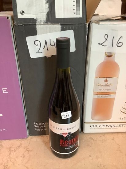 6 bt chateau de Durette Régnié vin du beaujolais...