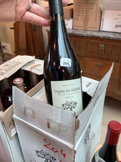 6 bt Grignan des Adhémar vieilles vignes...