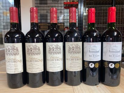 LOT OF 6 BT CPT: 4 Chateau de Lavergne 2017...