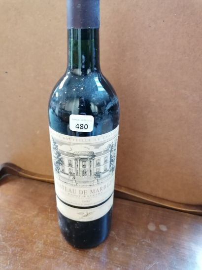 1 bt chateau Marbuzet 1990 Saint-Estèphe...
