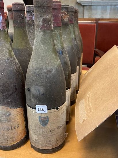 6 bt Nuits Saint Georges 1973 (low level,...