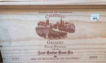 6 bt chateau Grangey cuvée Cerisiers 2016...