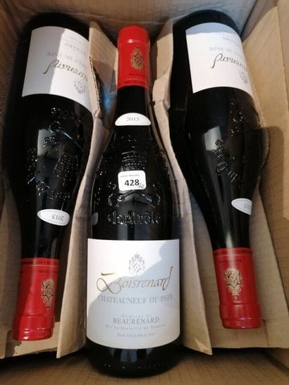 6 bt Chateauneuf du Pape domaine de Beaurenard...