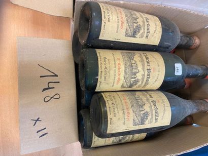 11 bt chateau Pardaillan 1982 Bordeaux (waxed...