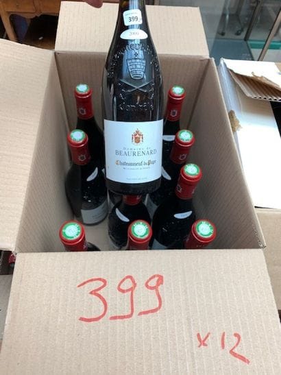 12 bt Chateauneuf du Pape domaine de Beaurenard...