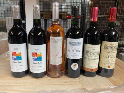 LOT OF 6 BT CPT: 2 Cuvée Ines 2002 vin pays...