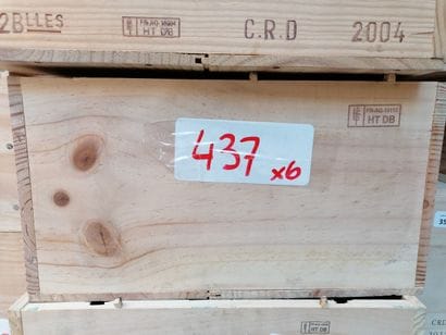 6 bt chateau Chasse Spleen 2012 Moulis

ESTIMATION...