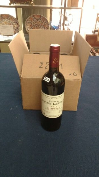 6 bt chateau Mayne Laborie 2015

ESTIMATION...