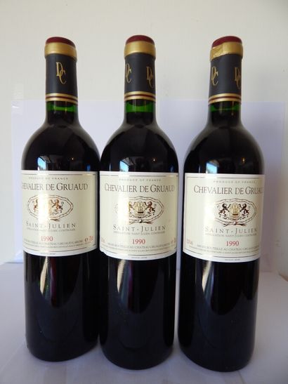3 Chevalier de Gruaud Larose Saint-Julien...